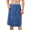 XINCHIA Bath Towel Wrap for Men Absorbent Wearable Bathrobe Coral
