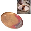 Tea Tray Japanese Hand Made Round Tea Cup Holder Plate