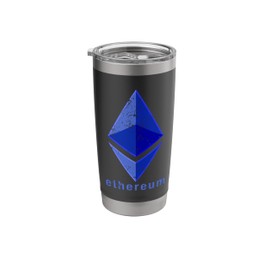 ETH Logo Blockchain T-Shirt Stainless Steel Insulated Tumbler