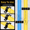 Hilitchi 12MM Black Durable U-Clamps Metal Pipe Clamps Assortment Kit