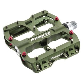Reverse Pedal Escape Flat Bicycle Pedal Olive Green