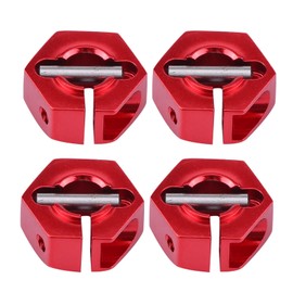 Hex Hub A Mount Wheel Hex A 1/10 for Sc RC Car 12mm Universal Wheel Hex Hub A (7.0MM Red)