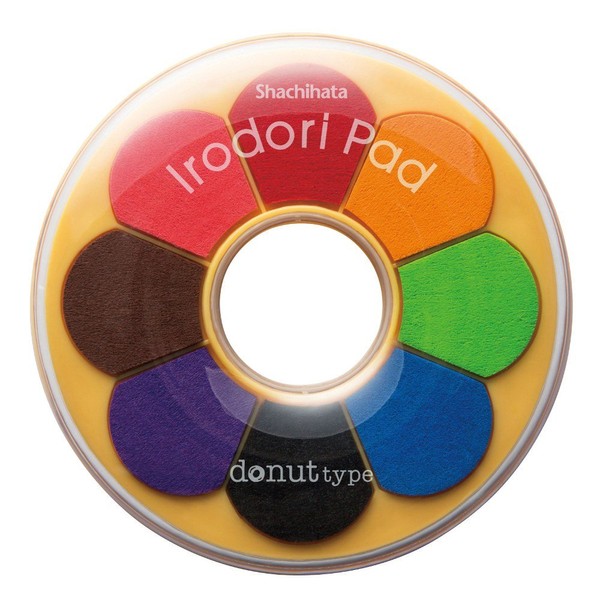 Shachihata HPR-8DA Stamp Stand, Iron Pad, Donut Type