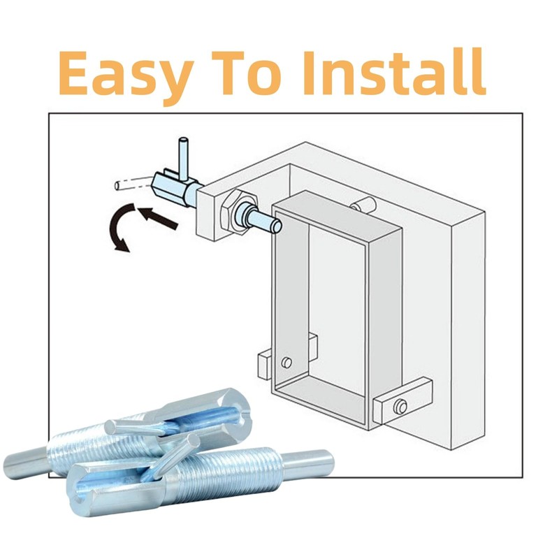2pcs Retractable Indexing Plunger Pin, M10 Stainless Steel Spring Loaded