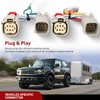 Nilight 4 Pin Trailer Wiring Harness Kit 56468 Vehicle Standard