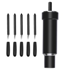 Carcasa de corte profundo + 5 cuchillas de punta profunda, AUNKZL de repuesto para corte profundo adecuado para explorar Air One/Air/Air 2/Air 3/Maker/Maker 3 materiales de corte de hasta 1,5 mm de