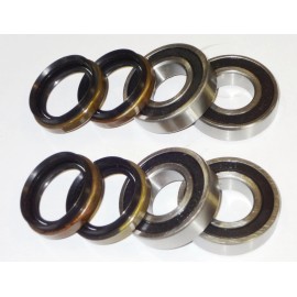All Powersports Drivetrain Yamaha 700 Rhino Both Rear Wheel Bearings Seals 2008 -  2013