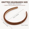 5 Pack Thin Headbands for Women, 0.6 Inch Non Slip