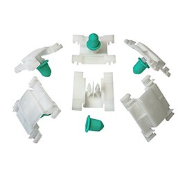 Zierleistenklammer mit Tülle Clip Klammer 5 Stück