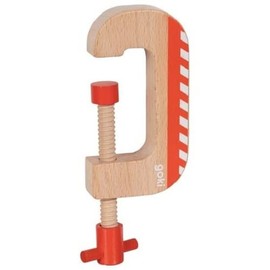 Goki 58401 Screw Clamp Toy Tools, Colourful, Small