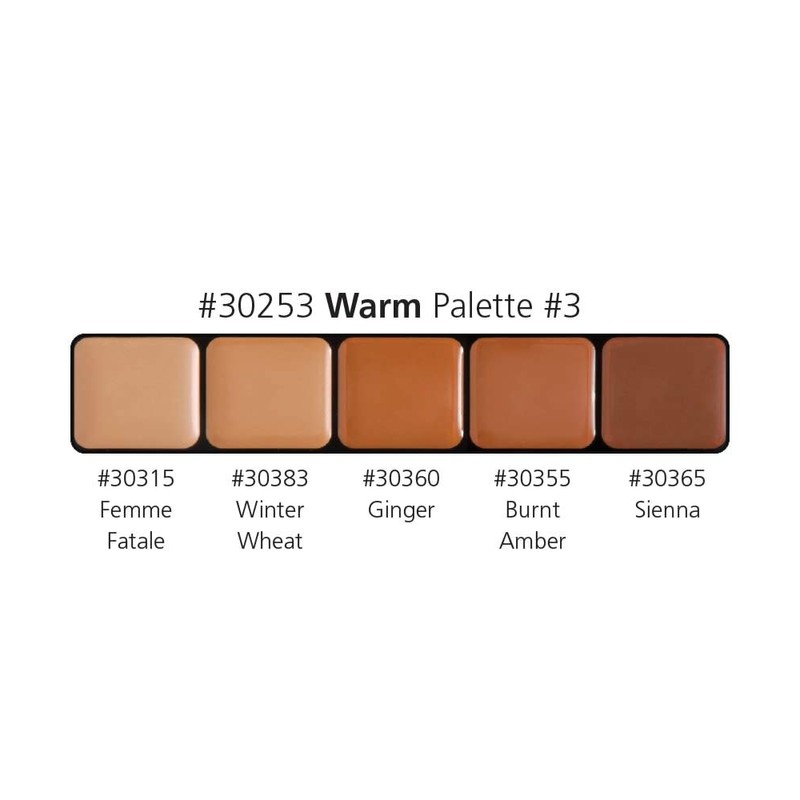 Graftobian HD Glamour Crème Foundation Palette (Warm #3) - High