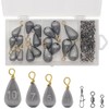 DaKuan Fishing Weights Sinkers Kit, 48pcs Drop Shot Weights and