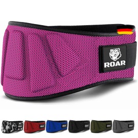 Roar® Weight Lifting Belt Men and Women, Lifting Belt for Gym, Powerlifting Belt, Weightlifting Belt, Deadlift Belt, Crossfit Belt, Fitness Belt Men, Power Belt