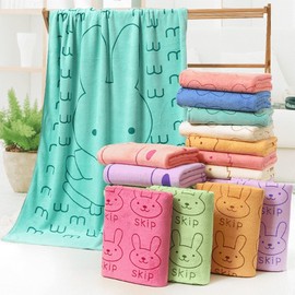 microfiber beach towel Beach towel (rabbit beige) 2ea