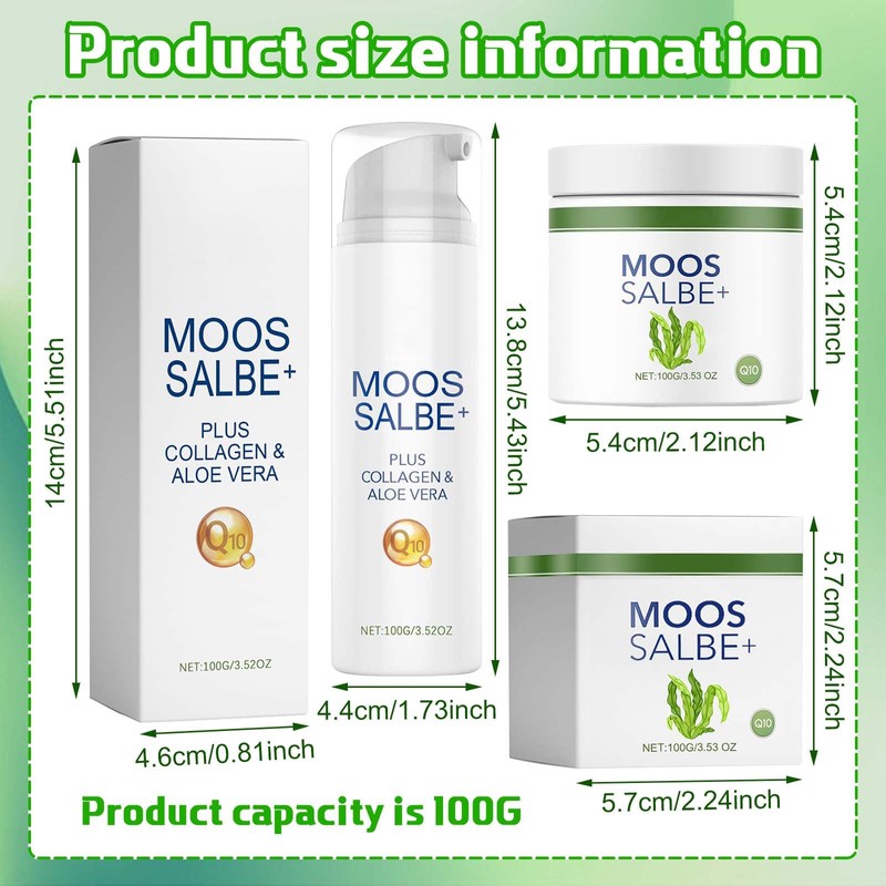 DOWNDRIFT Moss Ointment Plus Set of 2 Moss Ointment Moss