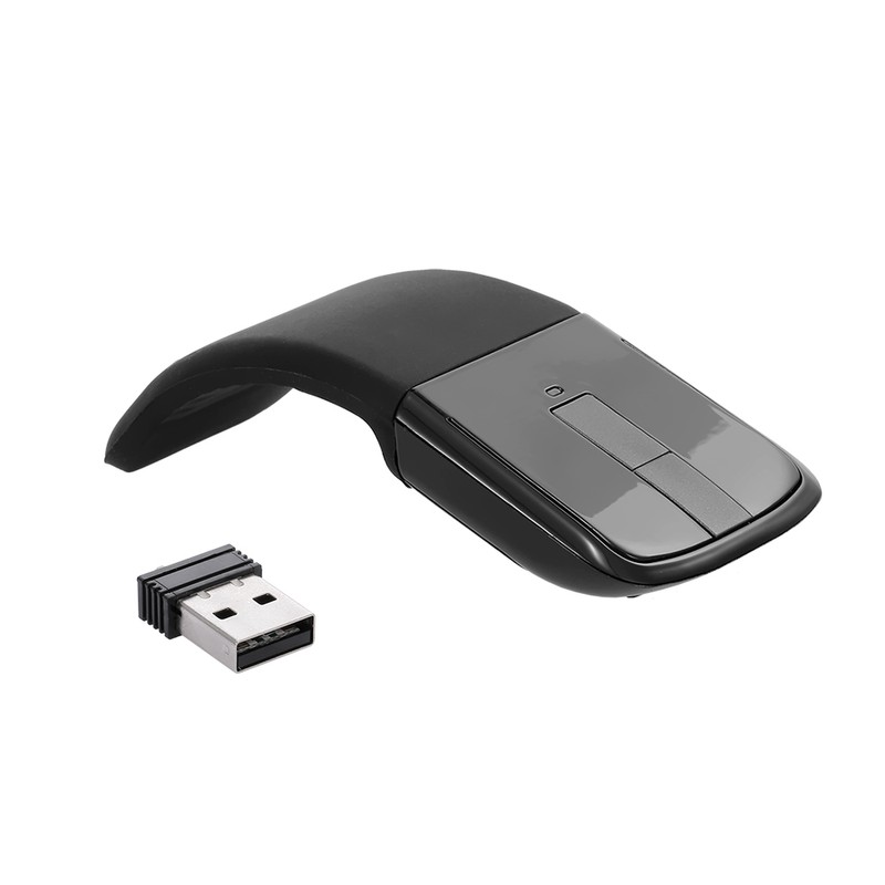2.4G Wireless Mouse with USB Arc Mouse with Touch Function