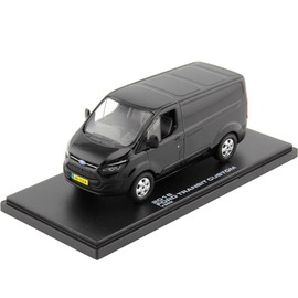Compatible with 2016 Ford Transit V362 Custom Black 1:43 Greenlight 51095