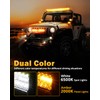 Auxbeam 6 Modes Amber White Series, 4 Packs LED Pod