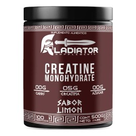 Creatina Monohidratada 500g Gladiator En Polvo