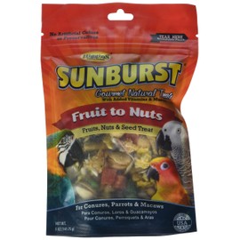 Higgins Sunburst Fruits to Nuts Gourmet Treats Conures, Parrots & Macaws