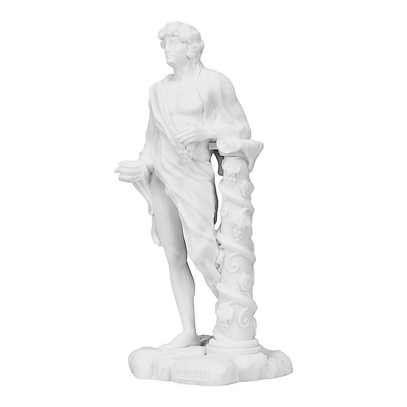 Greek Roman God of Wine & Theater Dionysus Bacchus Statue
