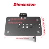 Xitomer Universal Side License Plate Holder Motorcycle License Plate Bracket