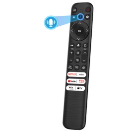 Voice Remote Replacement for TCL Google TV,RC813 Remote Control Only Compatible with TCL QM8/QM7/Q7/Q6/Q5 Series Android Smart TVs