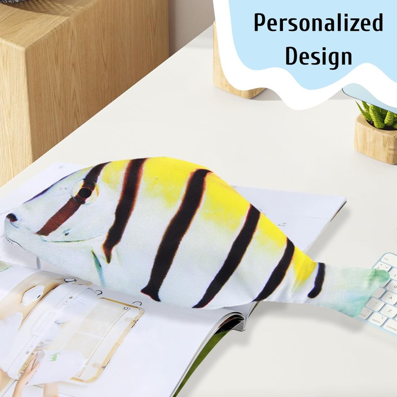 ZEPIQOR 1 x Fish Shaped Pencil Case Novelty Fish Pencil