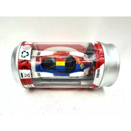 Unbranded Mini RC Soda Can Race Radio Control Racing Series Toy Car 27MHz White Red Blue