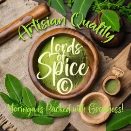 100% Pure Moringa Powder Bulk Moringa Leaf Powder Tea Smoothies Free Ship USA - 0.3 oz