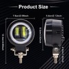 X-STYLE 20W Motorcycle Fog Lamp, 2 Colors, White + Blue,