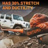 Kinetic Recovery Tow Rope, 1in x 30ft, 48000Lbs, Heavy Duty