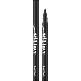 FARMASi Eye Liner Artliner, 1.7ml/0.057flOz - Precision Tip for Bold and Defined Lines - Long-Lasting, Smudge-Proof, and Quick-Drying Formula