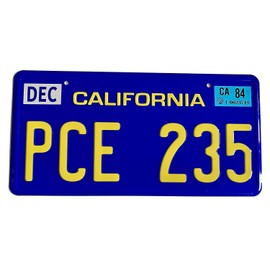 Super6props Billy Hargroves 1978 Chevy Camaro Z28 prop License Plate Embossed on Aluminium 300mm x 150mm