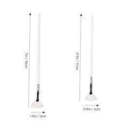 IWOWHERO Mascara Wands Set Fan Eyelash Brush Makeup Brush Travel-sized Perfect for Brow and Lash Application