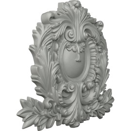 Ekena Millwork 11 3/8"W x 10 5/8"H x 1"P Modena Center Onlay