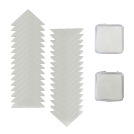 120 Pcs PVC Collar Stay Inserts - No Roll Anti-Buckling Shapers for Men's Polo & Dress Shirts, Universal Fit Collar Stiffeners with Plastic Stickers