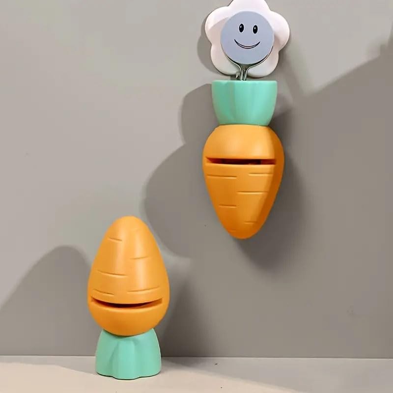 Opexicos 3Pcs Multifunctional Sharpening Stone Quick Sharpener Cute Carrot Mini