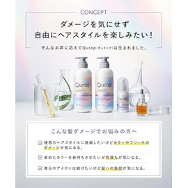 Qurap キュラップ | Hair Oil 【Wrapping Moist】 Non-Rinse Treatment Hair Care