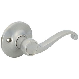 Designers Impressions Richmond Design Satin Nickel Dummy Door Lever LH (Non-Functional)