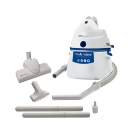 Koblenz WD-380K2B Portable Wet-Dry Vacuum Cleaner, 3 Gallon Tank, 2.0 HP Designer Series Vacuum Cleaner with Adjustable Floor Tool Accessory, White, 5-Year Warranty