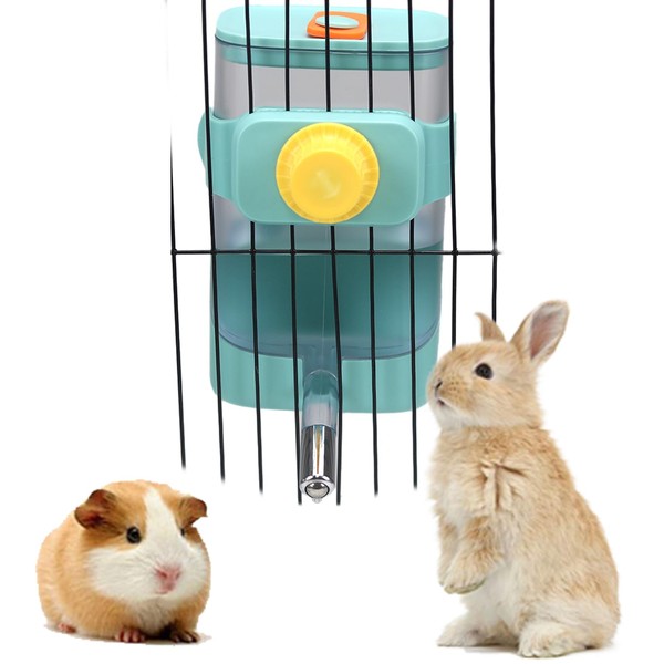 PODOO 24oz No Drip Bunny Water Feeder, Rabbit Water Dispenser,