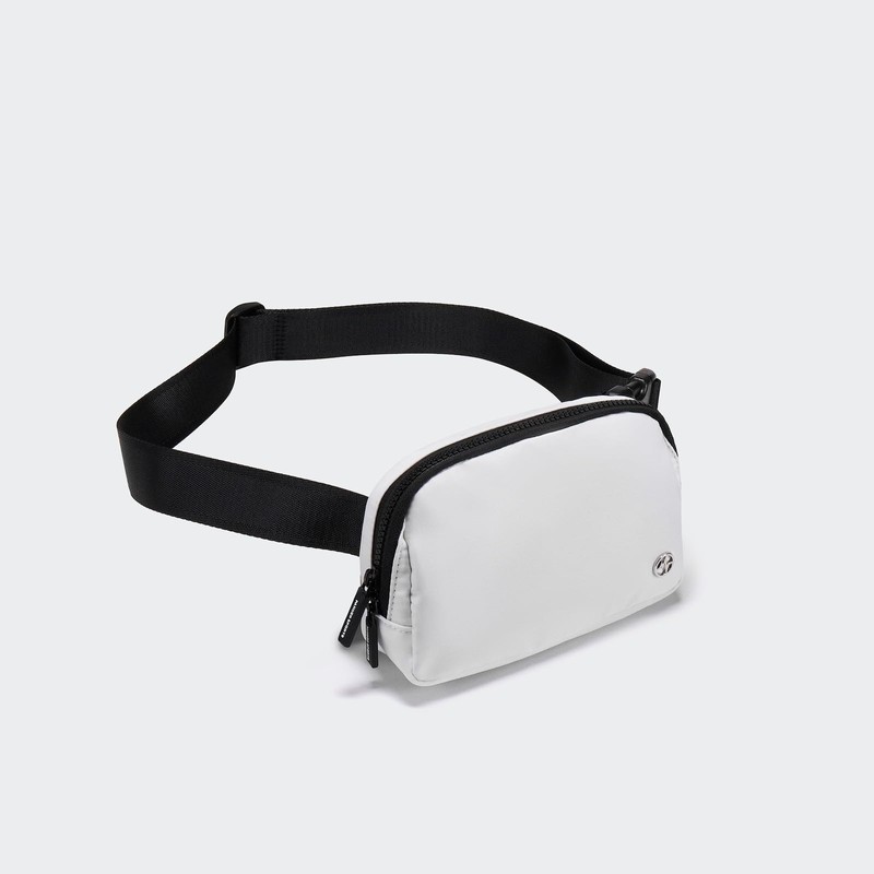 Pander Double Zipper Fanny Pack Nylon Everywhere Belt Bag, Fashion