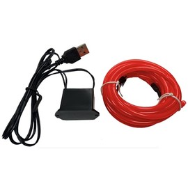 Party Wire Pink 3.2mm EL Wire with DC5V USB Inverter 3 Meter Length