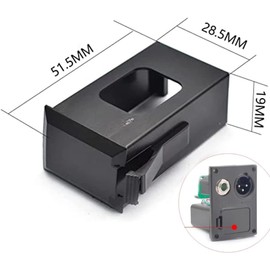 Black Acoustic Guitar Pickup Parts, Pickup Shell Cover Installed on Guitar Bass, Case Holder Replacement for EQ 7545R Guitar Pickups and Pickup Covers