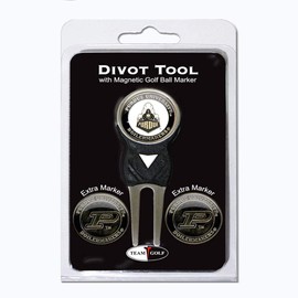 Mobile Pro Shop Divot Repair Tool with 3 Double-Sided Removable Magnetic Golf Ball Markers Lightweight & Highly Durable-Best Divot Fixer