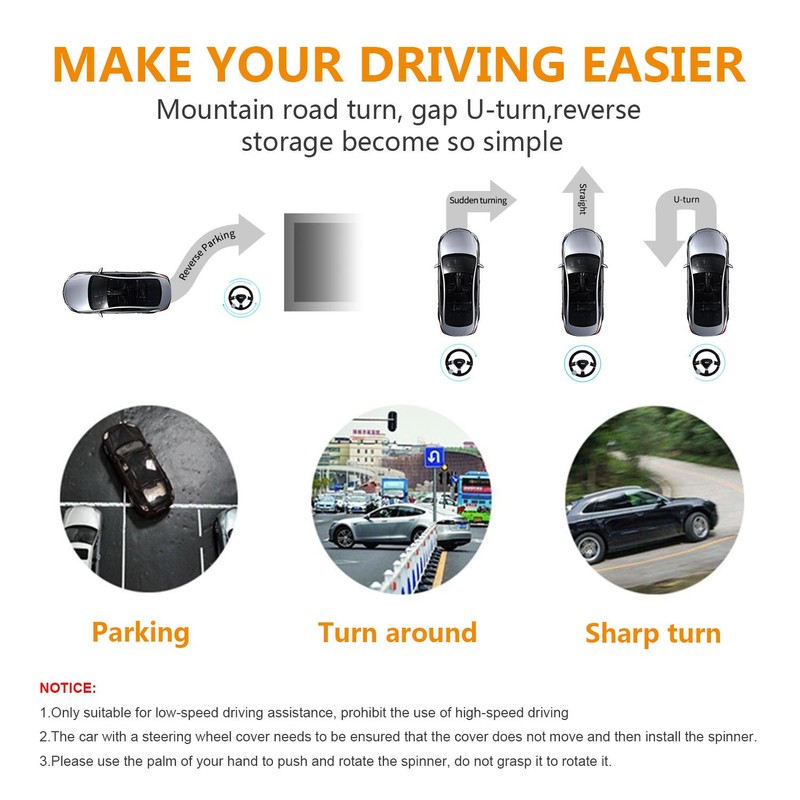 Rayfun No Tool Required Easy Set Up Silicone Steering Wheel