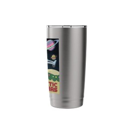 Cosmic Holiday Adventure: Festive Space Explorer Wear Stainless Steel Insulated Tumbler