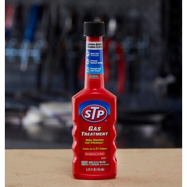 STP Gas Treatment, Bottled Fuel System Cleaner Improves Gas Quality, 5.25 Oz