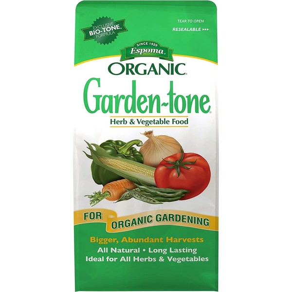 Espoma Organic Garden-Tone Herb and Vegetable Garden Food, 36lb.